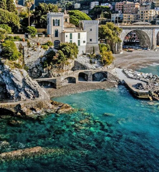 Castello Canevaro Zoagli Bagian luar foto
